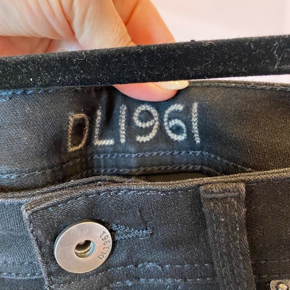 DL1961 Black Nina High rise skinny jeans size 27 or 28 - Picture 4 of 13